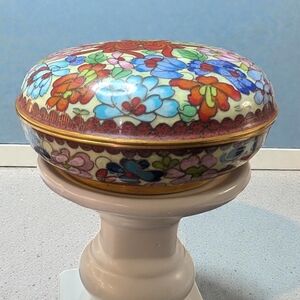 Vintage Cloisonné Trinket Box